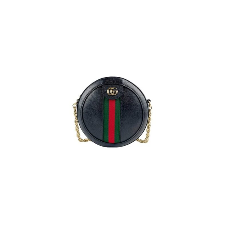 Ophidia GG mini round shoulder bag