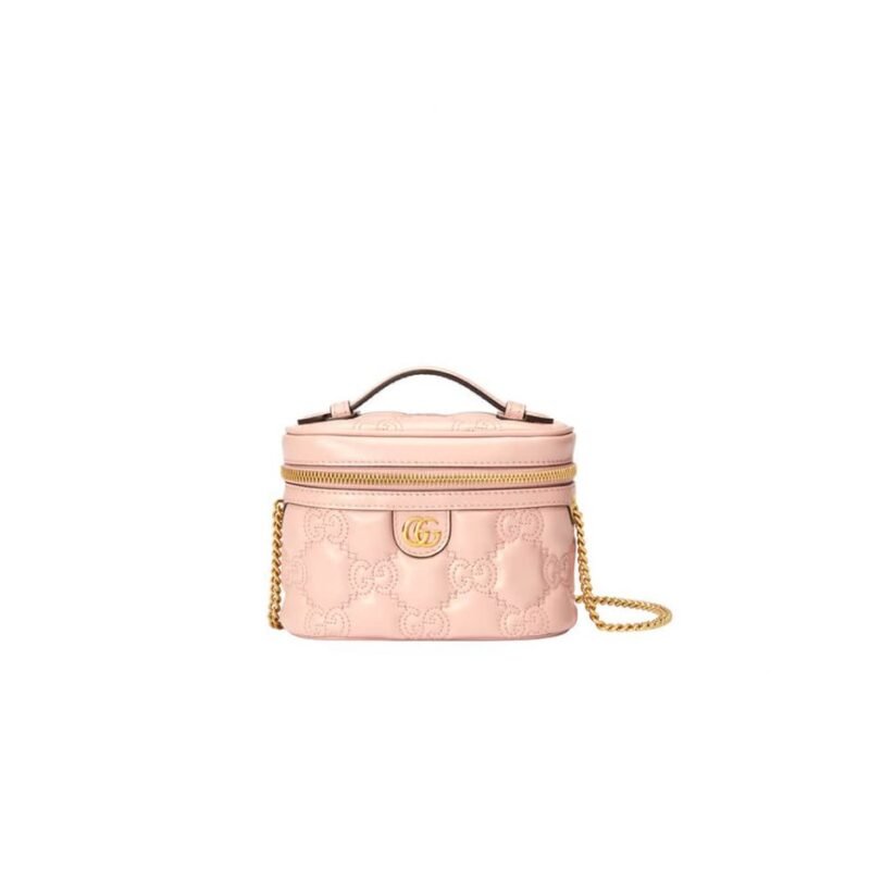 GG Matelass?? top handle mini bag