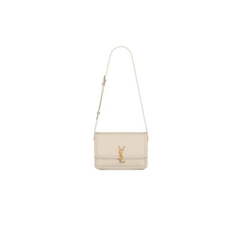 SOLFERINO MEDIUM SATCHEL IN BOX SAINT LAURENT LEATHER