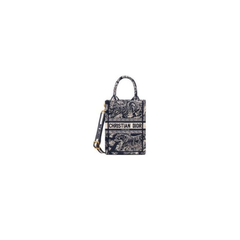 Mini Vertical Dior Book Tote