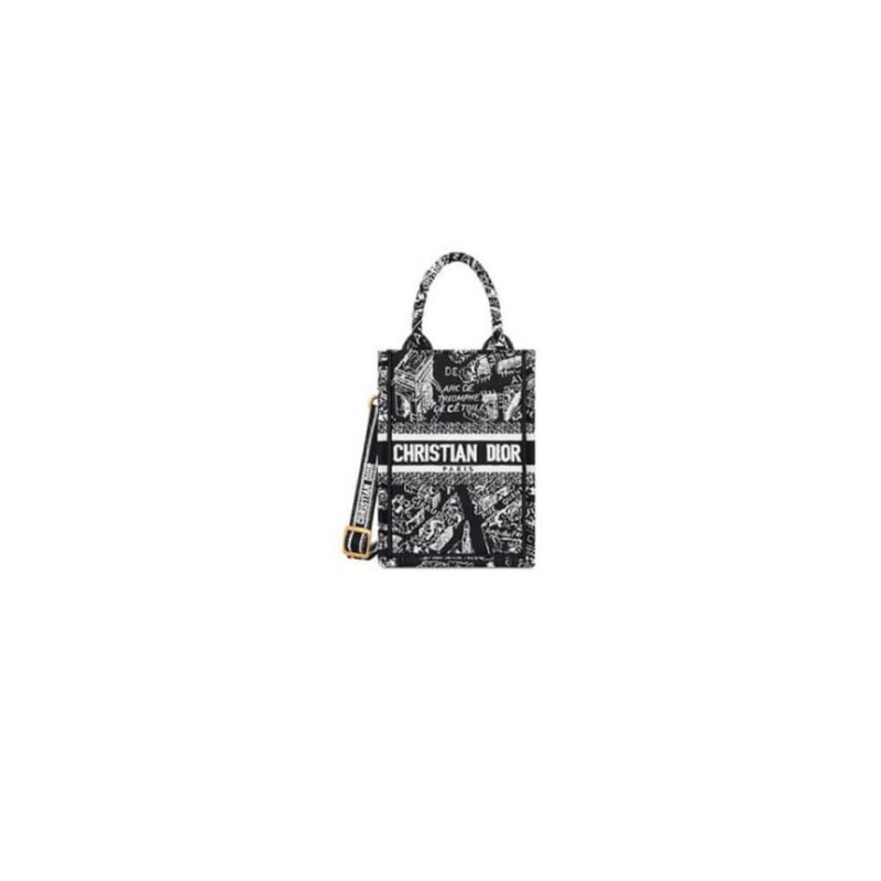 Mini Vertical Dior Book Tote