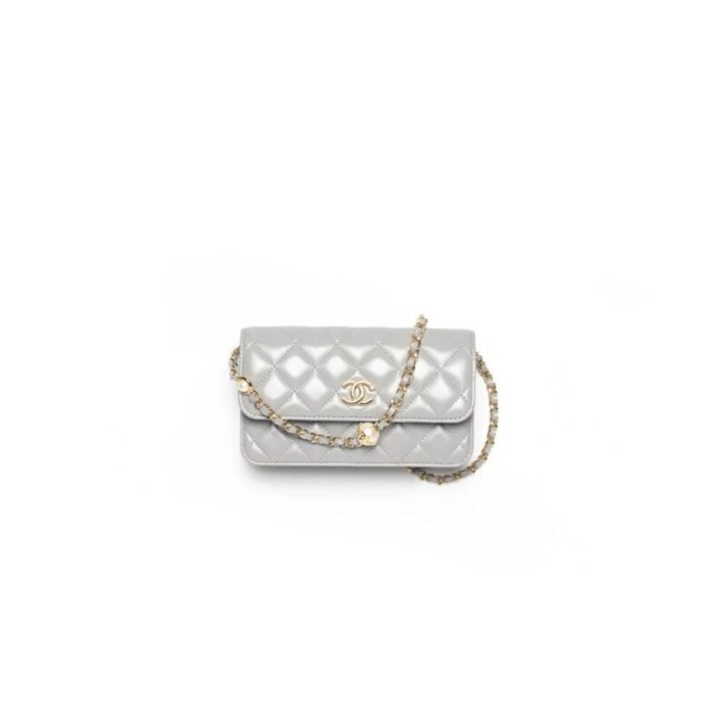 CHANEL Flap Phone Holder with Chain(HIGH-END GRADE)