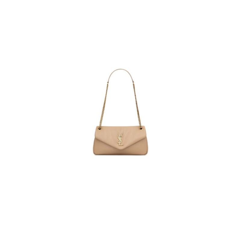 YSL CALYPSO small in plunged lambskin