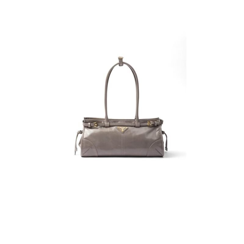 Prada Medium leather handbag(high-end grade)