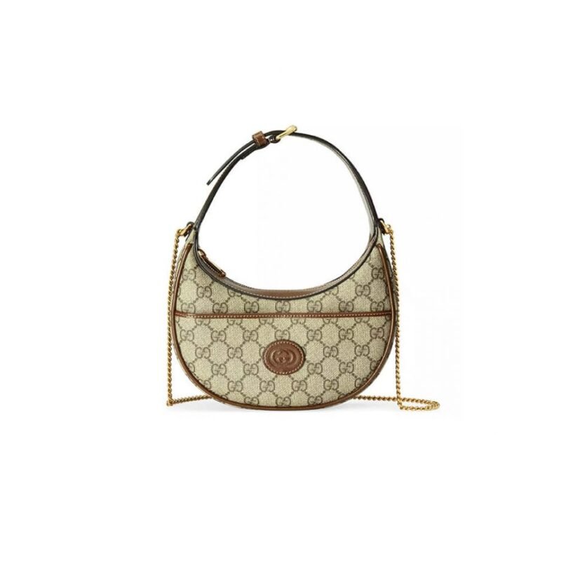 GG half-moon-shaped mini bag