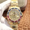 SUBMARINER GOLDEN BLUE / RED DIAMOND GOLD DIAL 40MM